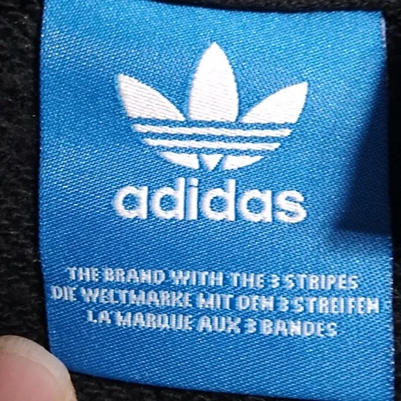 SALE! Adidas Crop/Boxy Hoodie Gently Worn Sz.L (A-75) - Picture 5 of 11